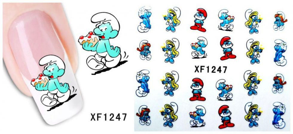 Водные наклейки на гель лак 