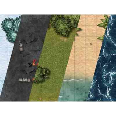 Настільна гра Geekach Games Поля для бою НРІ (8 двосторонніх полів) (gkac1004) Вінниця