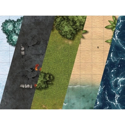 Настольная игра Geekach Games Поля для боя НРИ (8 двусторонних полей) (gkac1004) Винница - изображение 3