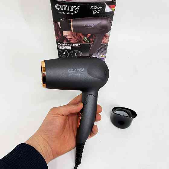 Функціональний професійний фен Camry CR 2261 1200Вт, Фен-стайлер для сушіння волосся FR-90 Львів