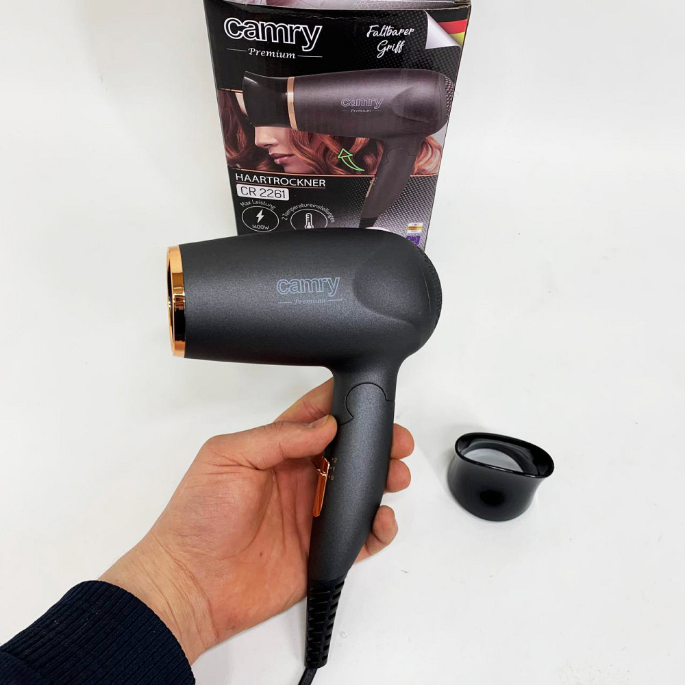 Функціональний професійний фен Camry CR 2261 1200Вт, Фен-стайлер для сушіння волосся FR-90 Львів - фото 4
