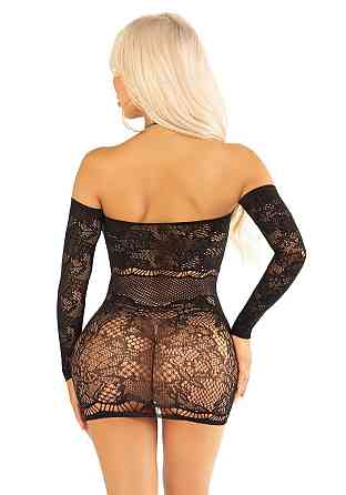 Платье Leg Avenue Seamless Off The Shoulder Mini Dress One Size, Black Sex Aura Киев