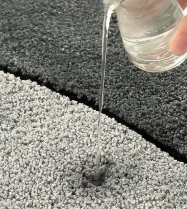 Килимок для ванної та душу килимок для ніг у ванну кімнату, мікрофібра, антиковзкий 40х60 см, сірий з візерунком Кам'янець-Подільський - фото 4