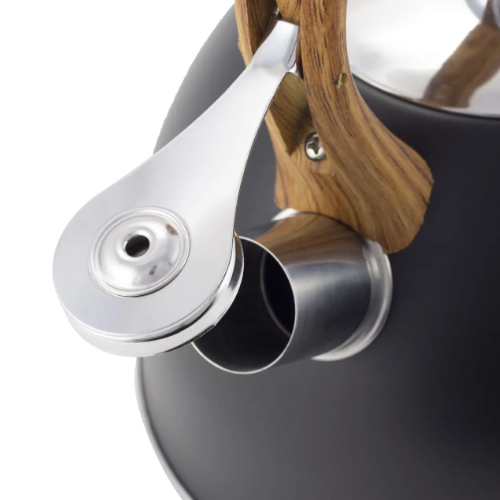 Чайник 2,5 л з нержавіючої сталі зі свистком і ручкою soft touch KAMILLE 1096 Житомир - фото 8