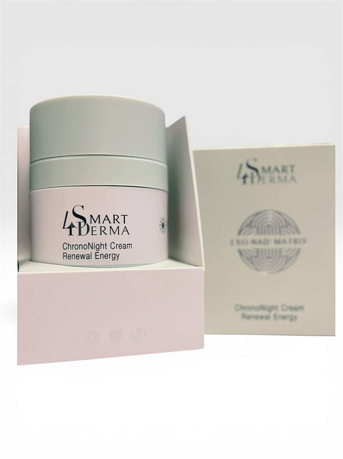 Smart4Derma ChronoNight Cream Renewal Energy Экзосмальный ночной крем с NAD, 50 мл Днепр - изображение 1