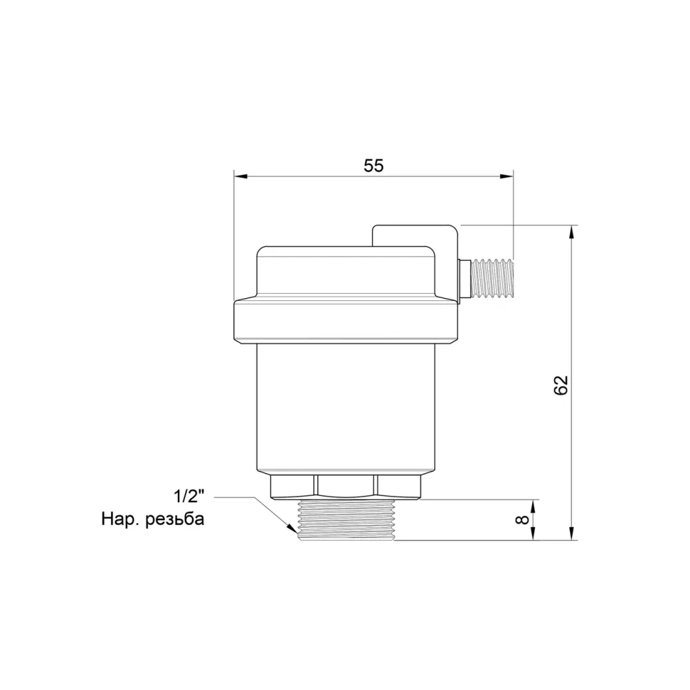 Повітровідвідник автоматичний Icma 1/2" No719 Київ - фото 2