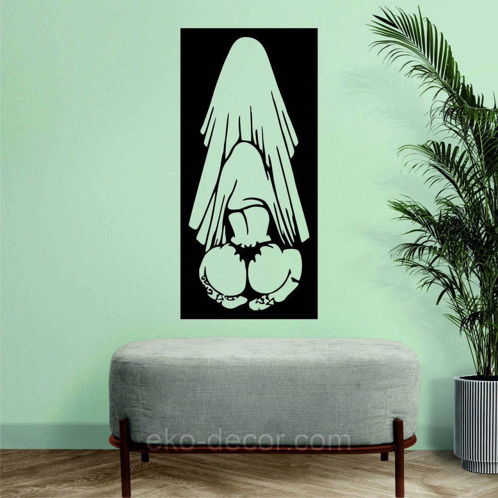 Декоративное настенное Панно «По взрослому», Декор на стену 70*33 см, Черный Киев - изображение 3