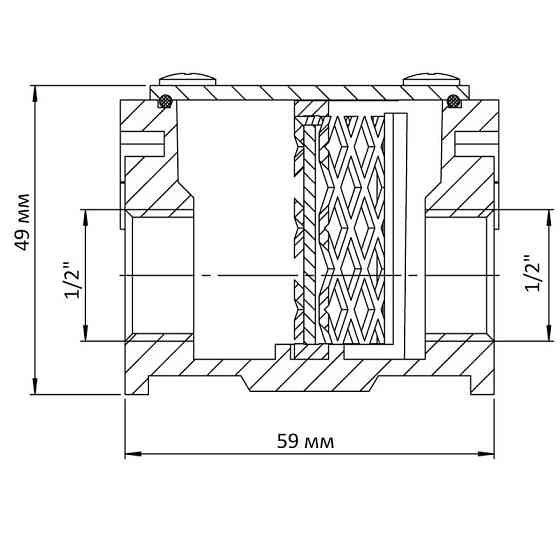 Фильтр газовый 1/2