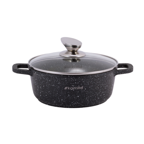 Набір каструль 9 предметів (ківш d16см-1,5л/каструлі d16см-1,25л/20см-2,3л/24см-4,5л+прихватки) 4429 KAMILLE Житомир - фото 8