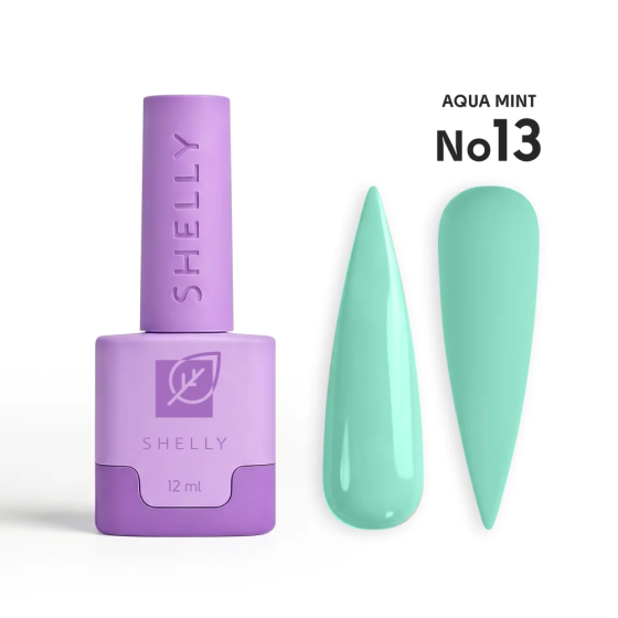Гель-лак для ногтей 13 Aqua Mint Shelly 12 мл Киев