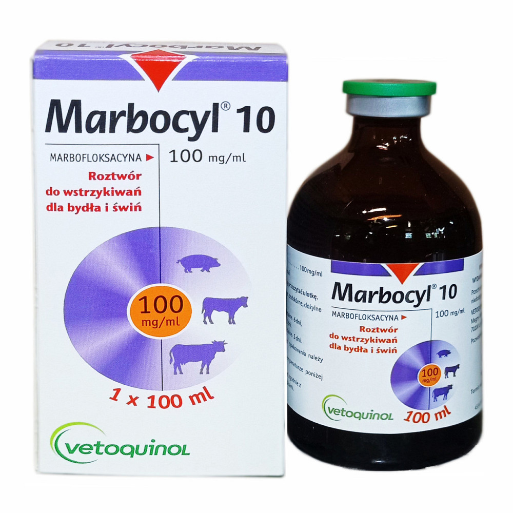 Марбоцил 10% флакон 100 мл Vetoquinol Польща Вінниця - фото 1