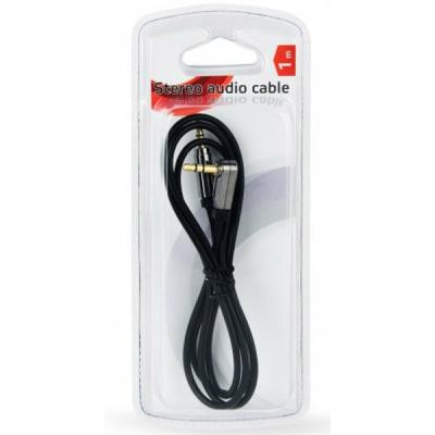 Кабель мультимедійний Jack 3.5mm M to Jack 3.5mm M 1.0m угловой Cablexpert (CCAPB-444L-1M) Вінниця - фото 2