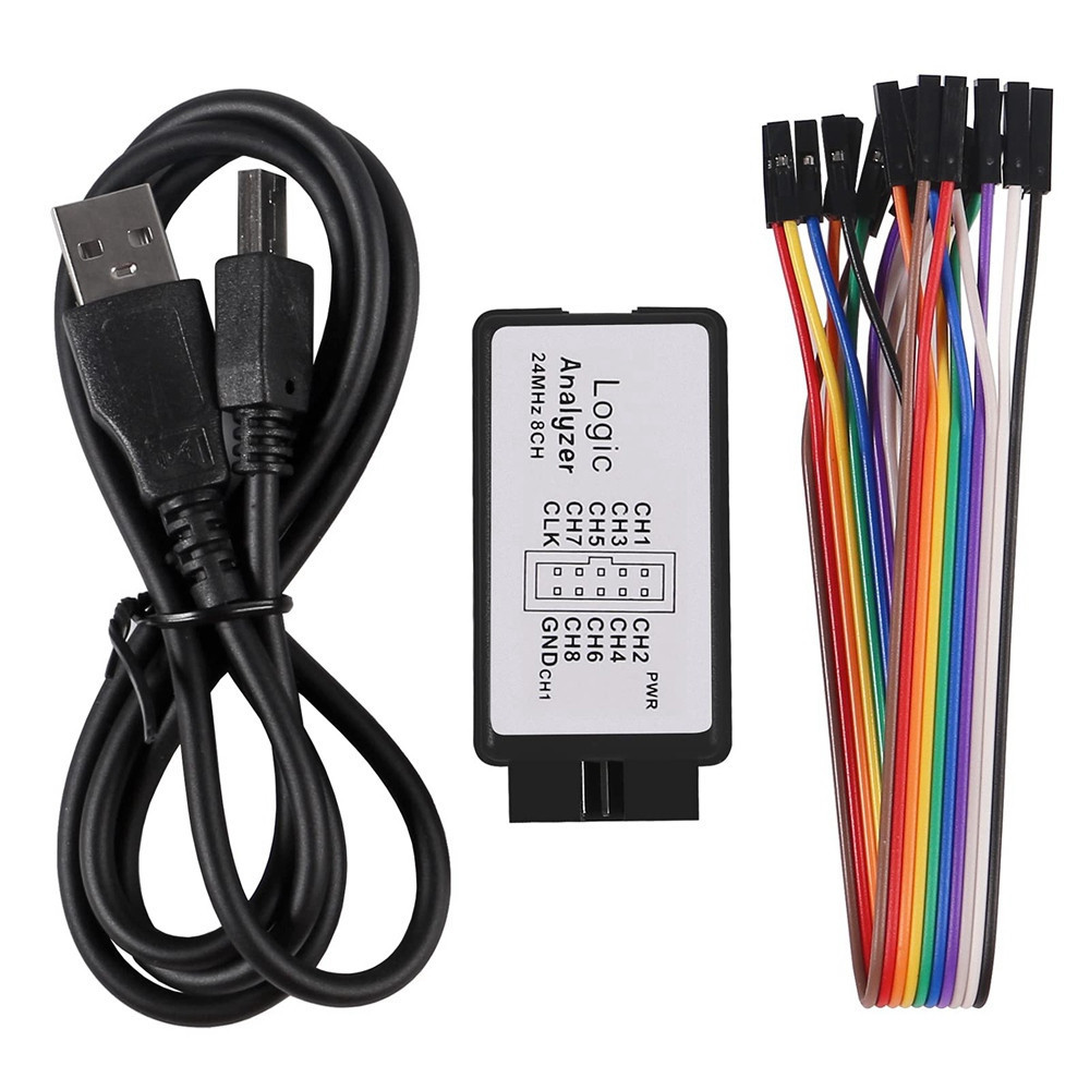 USB логічний аналізатор 24 МГц, 8-канальний, для MCU, ARM, PIC, тестування цифрових схем Київ - фото 7