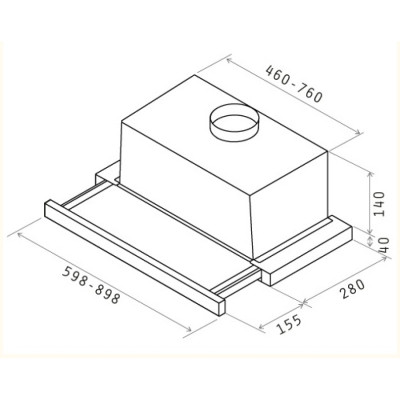 Вытяжка кухонная Elica TT14 PLUS IX/A/60 Винница - изображение 4