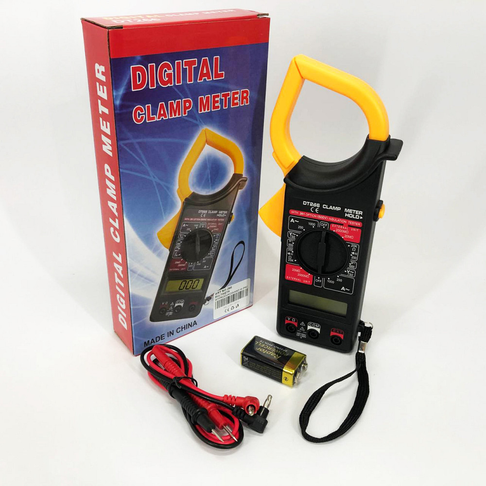 Універсальний високоточний мультиметр Digital DT-266, Компактний мультиметр для електротехніків WJ-83 Львів - фото 9