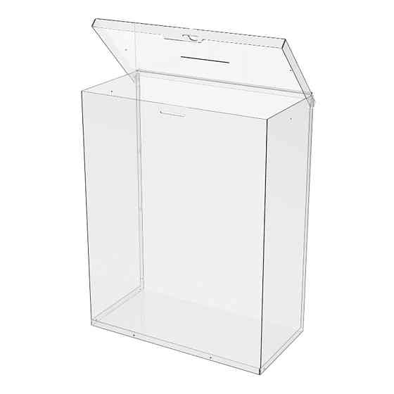 Ящик EKOSTAR с замком для пожертвований и сбора денег 390x200x500. Объем 39 литров Киев