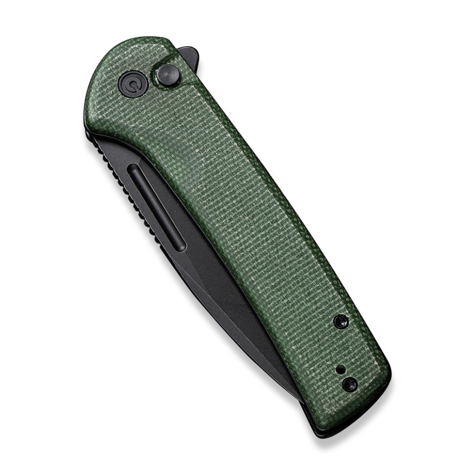 Ніж складаний туристичний Civivi Conspirator, (8.8 см) Nitro-V / Micarta зелений Київ - фото 6