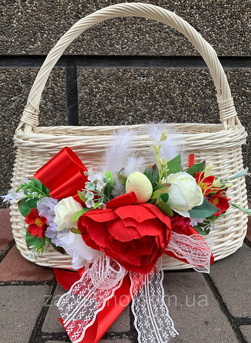 Кошики з декором плетені Київ - фото 3