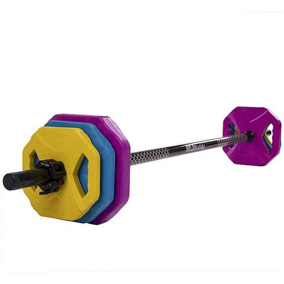 Штанга для фітнесу на 20 кг MDbuddy 2683 довжина-1,4м 30 мм Київ