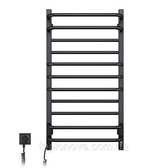 Сушарка для рушників  Грандіс 480х800 Sensor лівий з таймером, чорний муар Чернівці