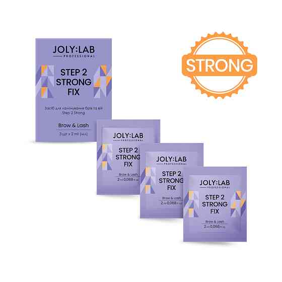 Набор средств для ламинирования бровей и ресниц Step 2 Strong Joly:Lab 3 шт х 2 мл Винница