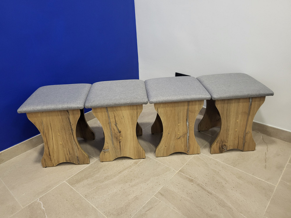 4 табурета (комплект) 35х35х44 см / mebelservice  / Дуб Флагшток Львів - фото 6