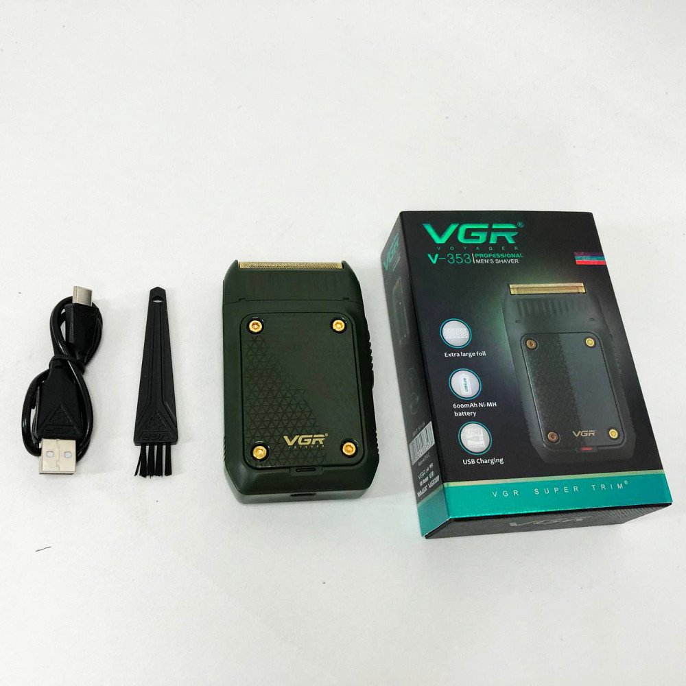 Мужская водонепроницаемая аккумуляторная бритва VGR, Электробритва для мужчин, Бритва для сухого бритья IS-49 Львов - изображение 6