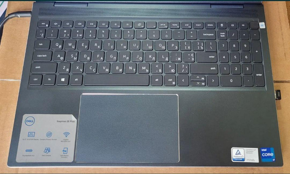 Ноутбук Dell Inspiron 16 Plus 7610. i7-11800H, 16Gb, 1Tb, 3K IPS 16