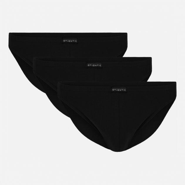 Труси чоловічі мінічорний (3 шт. в упаковці) Atlantic 3BMP-230 Київ - фото 1