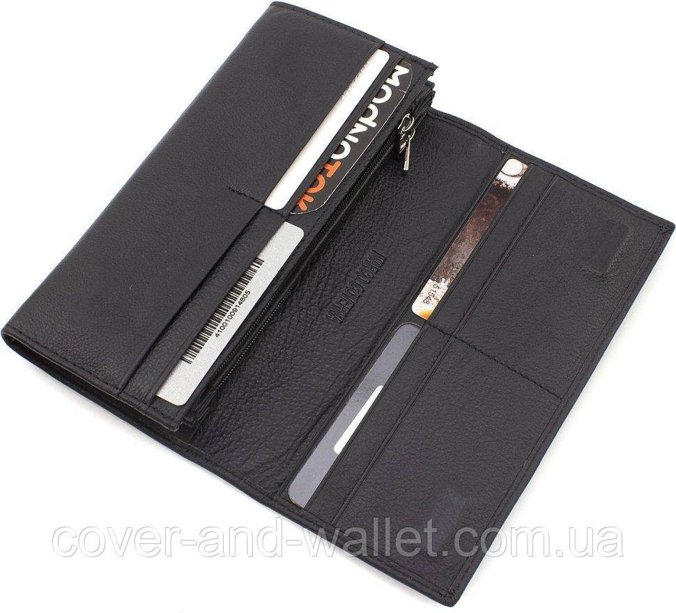 Классический женский кошелёк на магнитной застежке зеленого цвета Marco Coverna Черный Киев - изображение 4