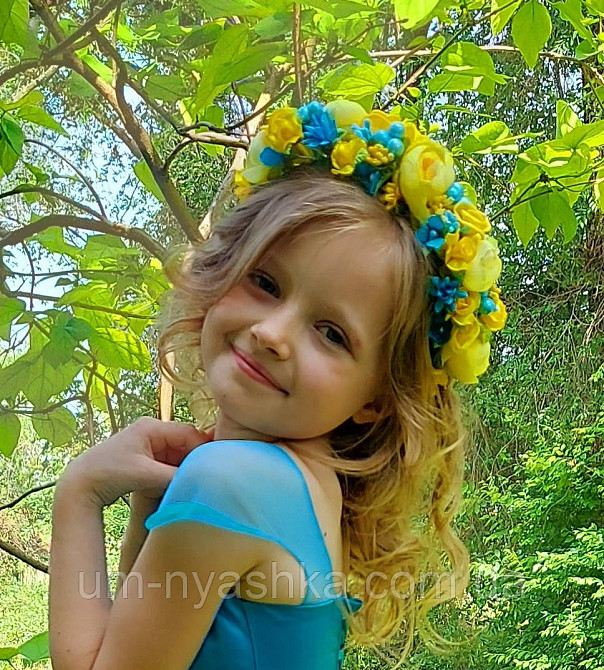 Віночок український жовто-блакитний Кривий Ріг - фото 1