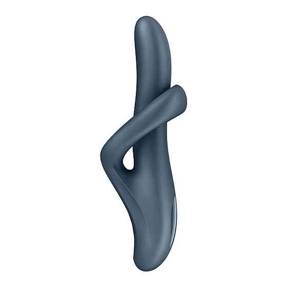 Вібратор з ротацією Satisfyer Heat Flex 4 Grey, підігрів до 39°C Sex Aura Київ