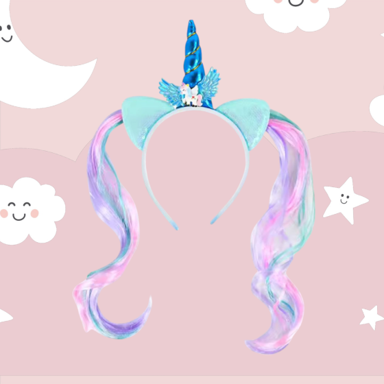 Детский обруч Единорог 12 см голубой Киев