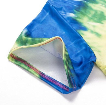 Футболка женская короткая S разноцветный Киев - изображение 5