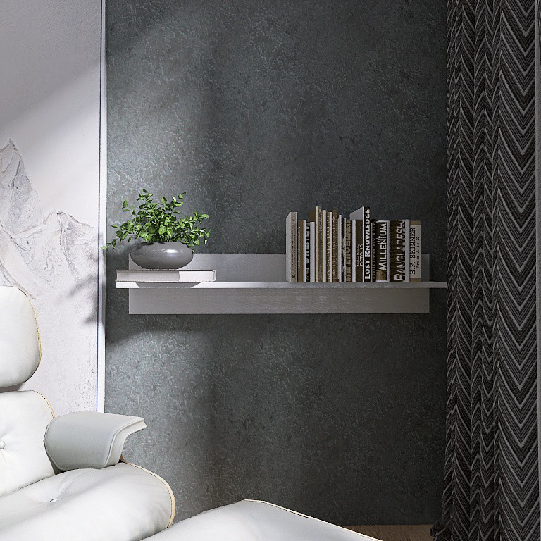 Полиця навісна Еверест ПЛН-1 Лайт Німфея Альба (DTM-4666) Дніпро - фото 1