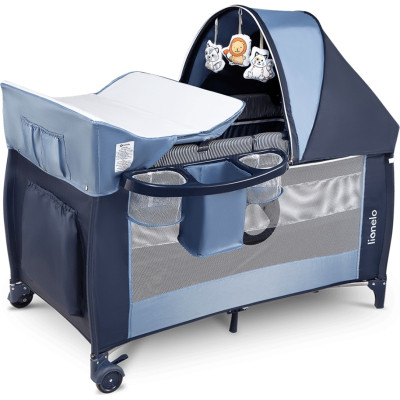 Дитячий манеж Lionelo Sven Plus Blue Navy (LO-SVEN PLUS BLUE NAVY) Вінниця - фото 1