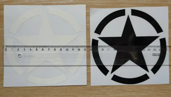 Наклейка на авто Звезда Киев