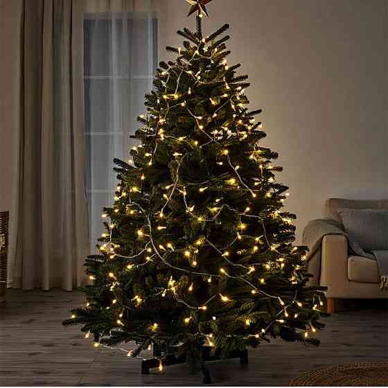 Garlando Новорічна гірлянда кімнатна нитка 18 м 180 LED кімнатна гірлянда білий провід Жовте св Коломия