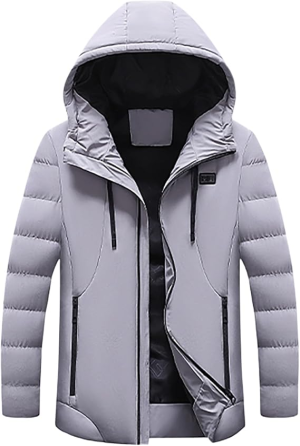 Куртка-парка з підігрівом 15 зон, Softshell, 3 режими, USB, біла, вітрозахисна, з капюшоном, унісекс Київ