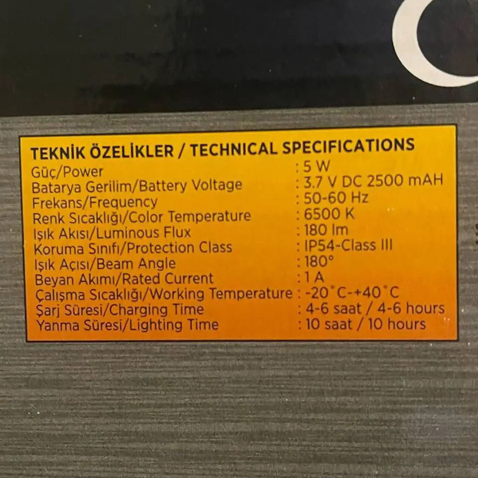 Лампа акумуляторна світлодіодна із сонячною батареєю та USB-зарядкою CATA CT-4289 10 годин роботи Кам'янець-Подільський - фото 9