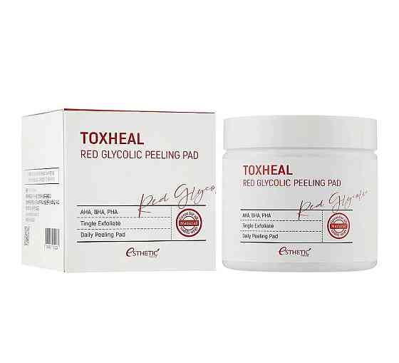Очищающие пилинг-диски для лица Red Glycolic Peeling Pad Esthetic House 100 шт Киев