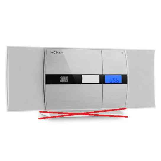 Стереосистема музичний центр Oneconcept V-15-BT MP3-cD Німеччина Уцінка Дніпро
