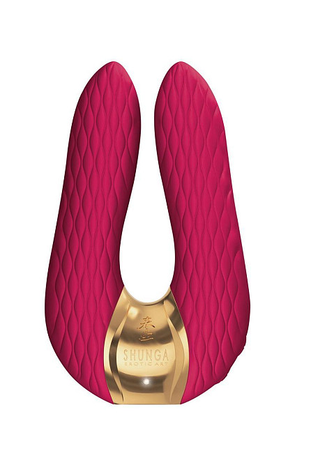 Вибратор для клитора Shunga Aiko Raspberry, гибкие кончики Sex Aura Киев - изображение 1