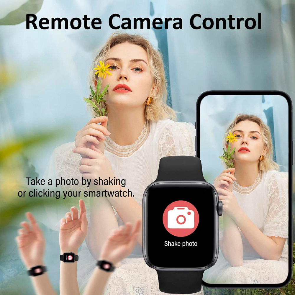 Розумний годинник Kebei SW-1: 1.88" HD-дисплей, Bluetooth-дзвінки, пульсометр, IP68, фітнес-трекер для Android/iOS Київ - фото 13