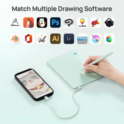 Графічний планшет Parblo Ninos NEO Green (NINOSNEO) Вінниця - фото 4