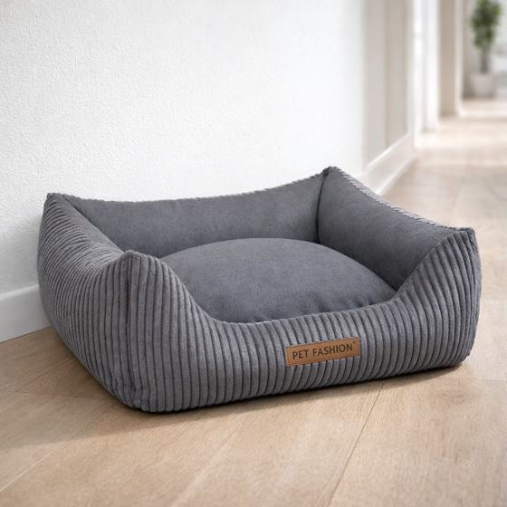 Лежак Pet Fashion DEVID для собак темно-серый 62*50*19 Киев