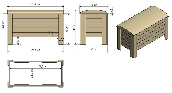 Скриня підлогова "Рувума" мускат Миколаїв - фото 5