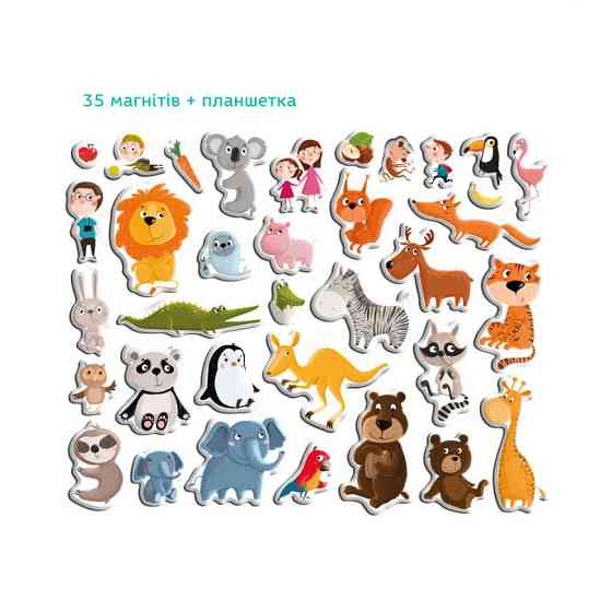 Розвиваюча магнітна гра "Зоопарк" DoDo 200207 Вінниця