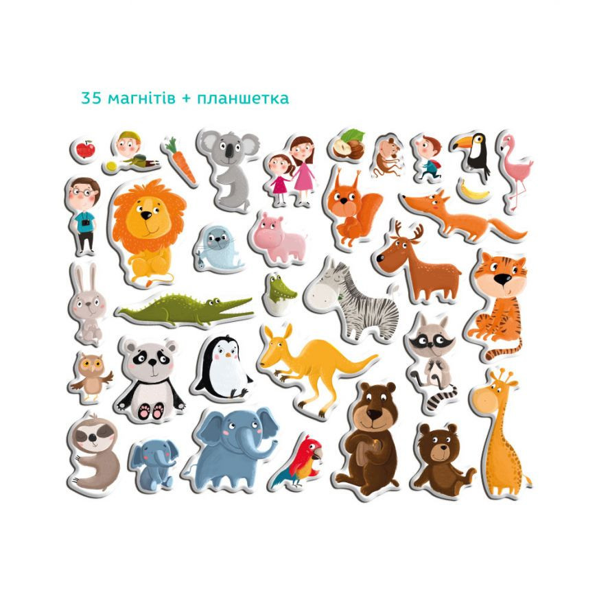 Розвиваюча магнітна гра "Зоопарк" DoDo 200207 Вінниця - фото 2
