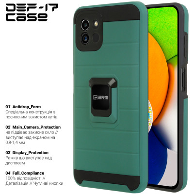 Чохол до мобільного телефона Armorstandart DEF17 case Samsung A03 (A035) Military Green (ARM61351) Вінниця - фото 2